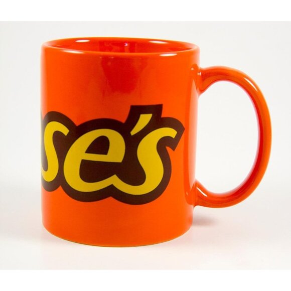 Galerie Reese's Peanut Butter Cup Coffee Mug Orange 10oz - Picture 2 of 6